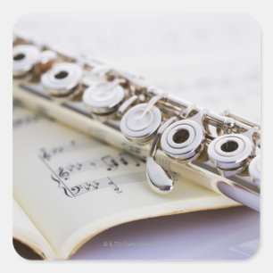 Flute 2 square sticker
