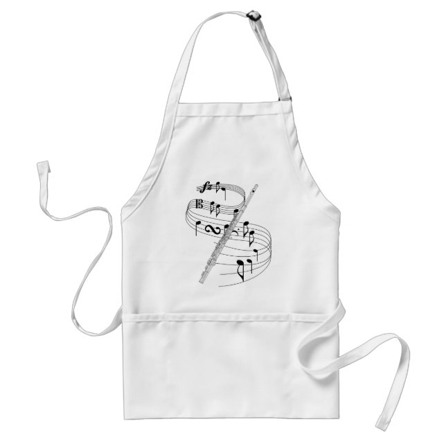 Flute Adult Apron (Front)