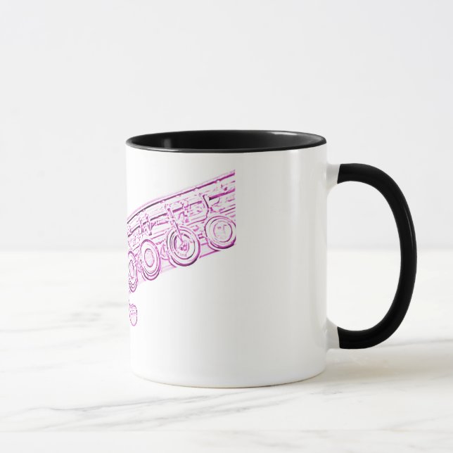 Flute and Heart Mug (Right)