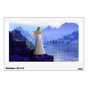 Flute Angel 2 Wall Sticker