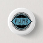 Flute Best Music Note Circle Button