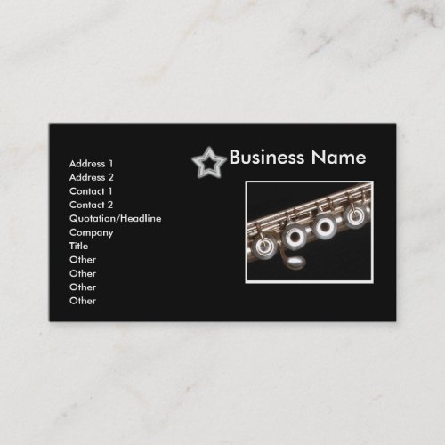 Flute  Business Card