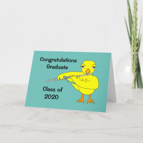 Flute Chick Card