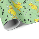 Flute Chick Flute Music Notes Tank Top Wrapping Paper