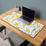 Flute Chick Music Notes Desk Mat