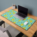 Flute Chick Music Notes Desk Mat