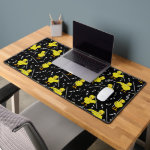 Flute Chick Music Notes Desk Mat