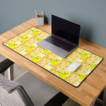 Flute Chick Pattern Desk Mat