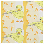 Flute Chick Pattern Fabric