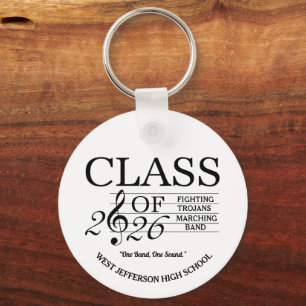 FLUTE Class of 2026 Marching Band Keychain
