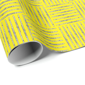 Flute Crosshatch Wrapping Paper