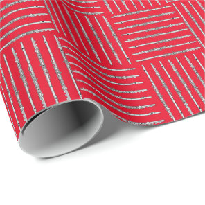 Flute Crosshatch Wrapping Paper