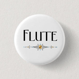 Flute Decorative Line Button