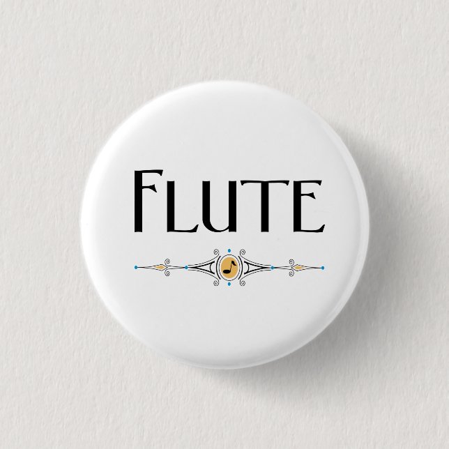 Flute Decorative Line Button (Front)