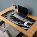 Flute Drawing Pattern Desk Mat