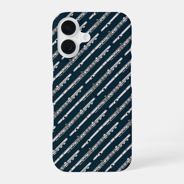 Flute Drawing Pattern Iphone Case (Back)