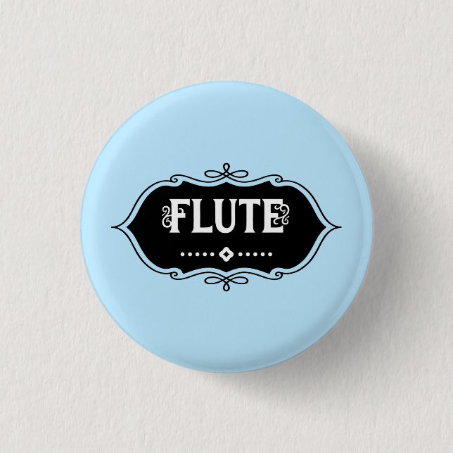 Flute Emblem Button (Front)
