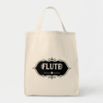 Flute Emblem Tote Bag