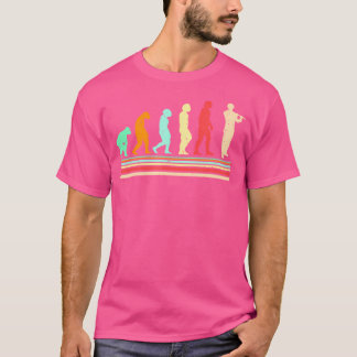Flute Evolution Retro Flutist Marching Band Musici T-Shirt