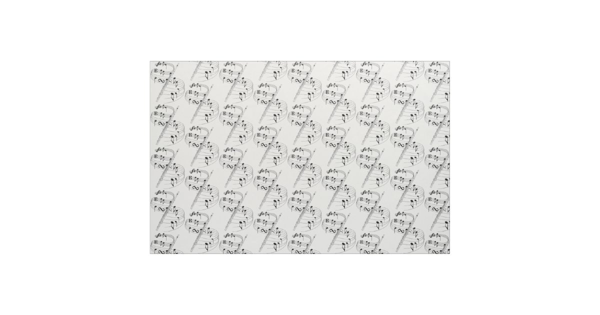 Flute Fabric Zazzle