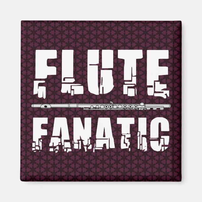 Flute Fanatic Magnet (Front)