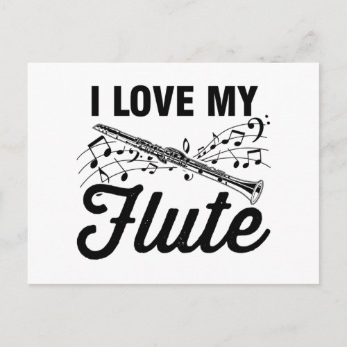 Flute Flute  Musical Instrument Band Gifts Postcard