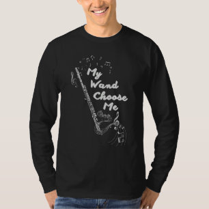 Flute Flutis My Wand Choose Me Music Note T-Shirt