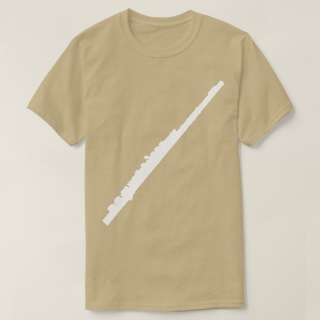 Flute Flutist T-Shirt (Design Front)