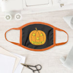 Flute Halloween Pumpkin Face Mask