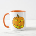 Flute Halloween Pumpkin Mug