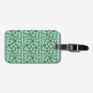 Flute Instrument Luggage Tag