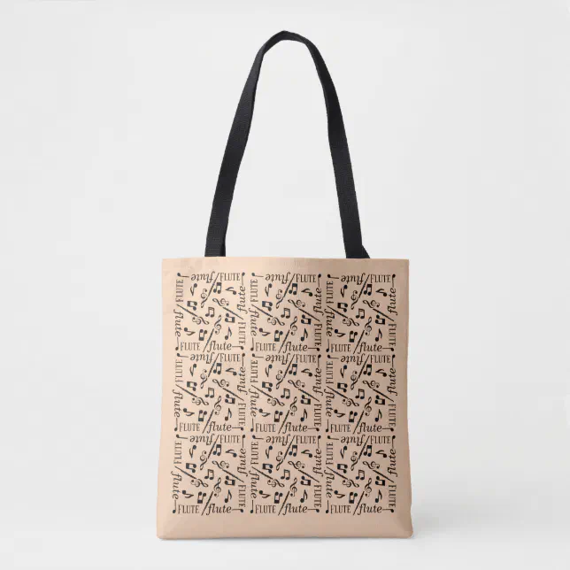 Flute Instrument Tote Bag Zazzle