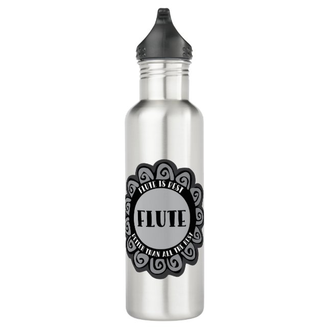 Flute Is Best Stainless Steel Water Bottle (Right)
