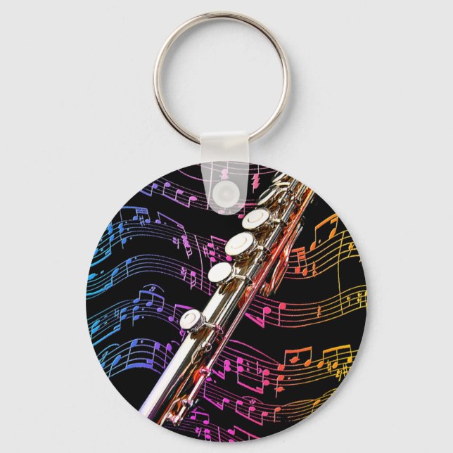 Flute is my Passion_ Keychain (Front)