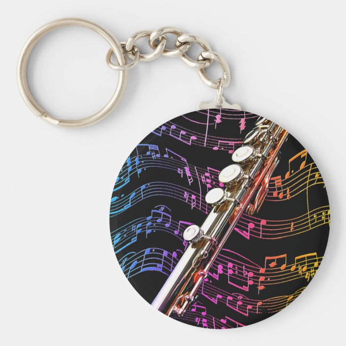 Flute is my Passion_ Keychain