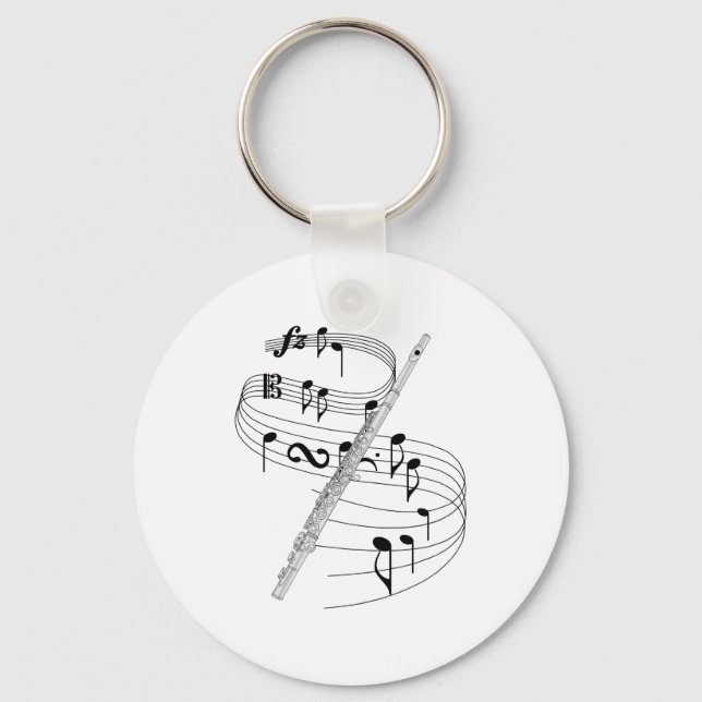 Flute Keychain (Front)