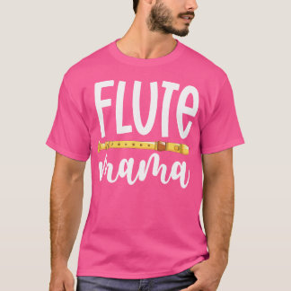 Flute Mom Of A Flute Player Mom Flutist Mama Flute T-Shirt