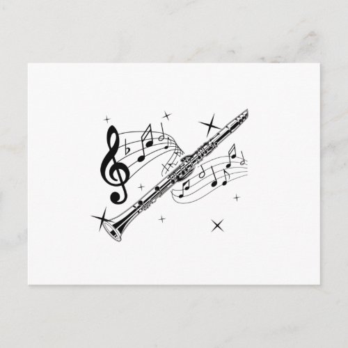 Flute Music  Flutist Musical Instrument Gift Postcard