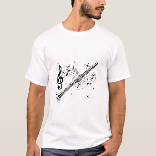 Flute Music  Flutist Musical Instrument Gift T_Shirt