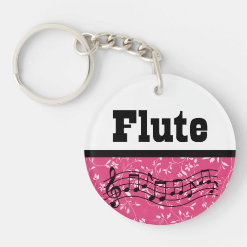 Flute Music Gift Keychain