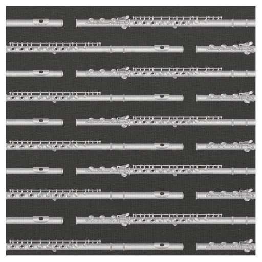 Flute Music Musician Room Decor Fabric