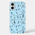 Flute Music Note Pattern