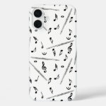 Flute Music Note Pattern