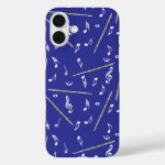 Flute Music Note Pattern
