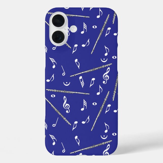 Flute Music Note Pattern Case-Mate iPhone Case (Back)