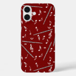 Flute Music Note Pattern