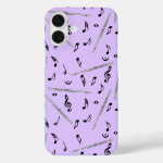 Flute Music Note Pattern