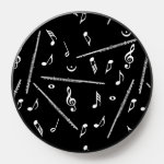 Flute Music Note Pattern PopSocket