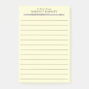 Flute Musician Music Teacher Band Post-it Notes