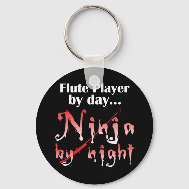 Flute Ninja Keychain (Front)